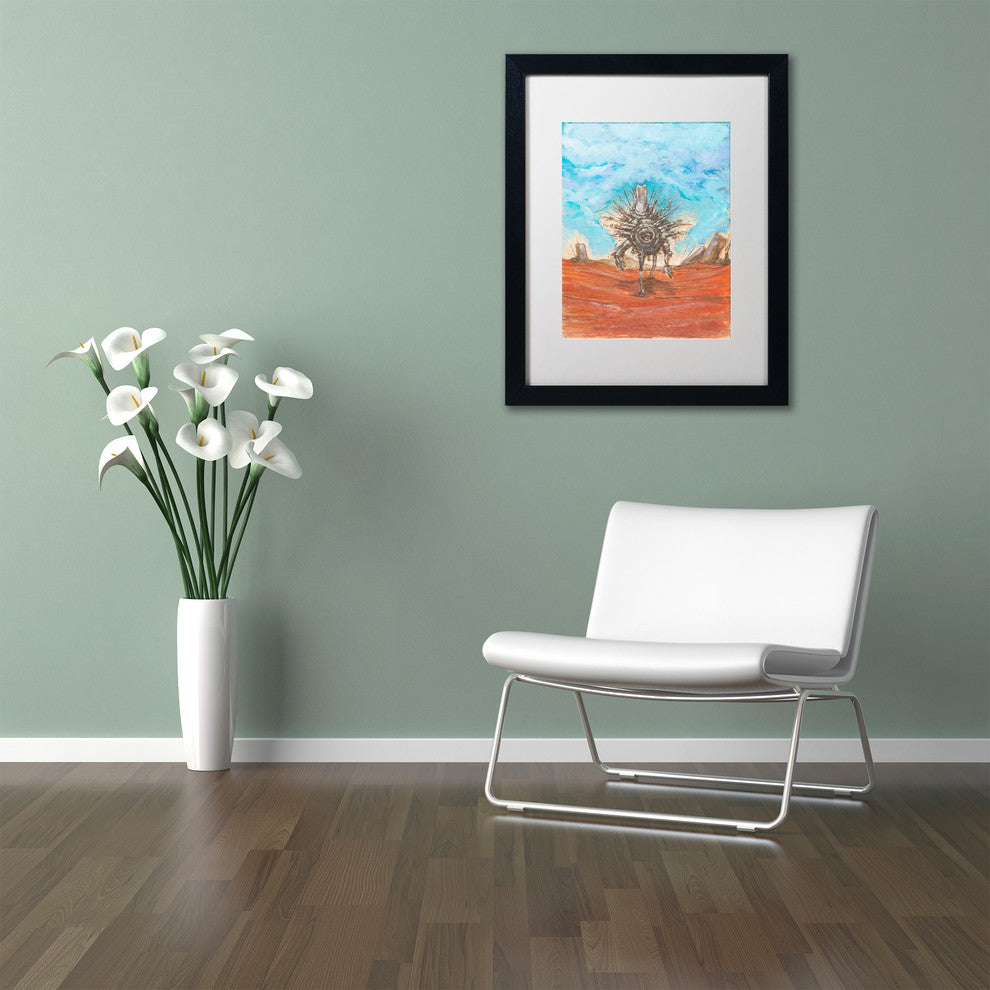 ''The Internet'' Matted Framed Art, Black Frame, White Matte, 20x16