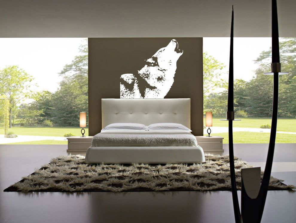 Howling Wolf Wall Decal