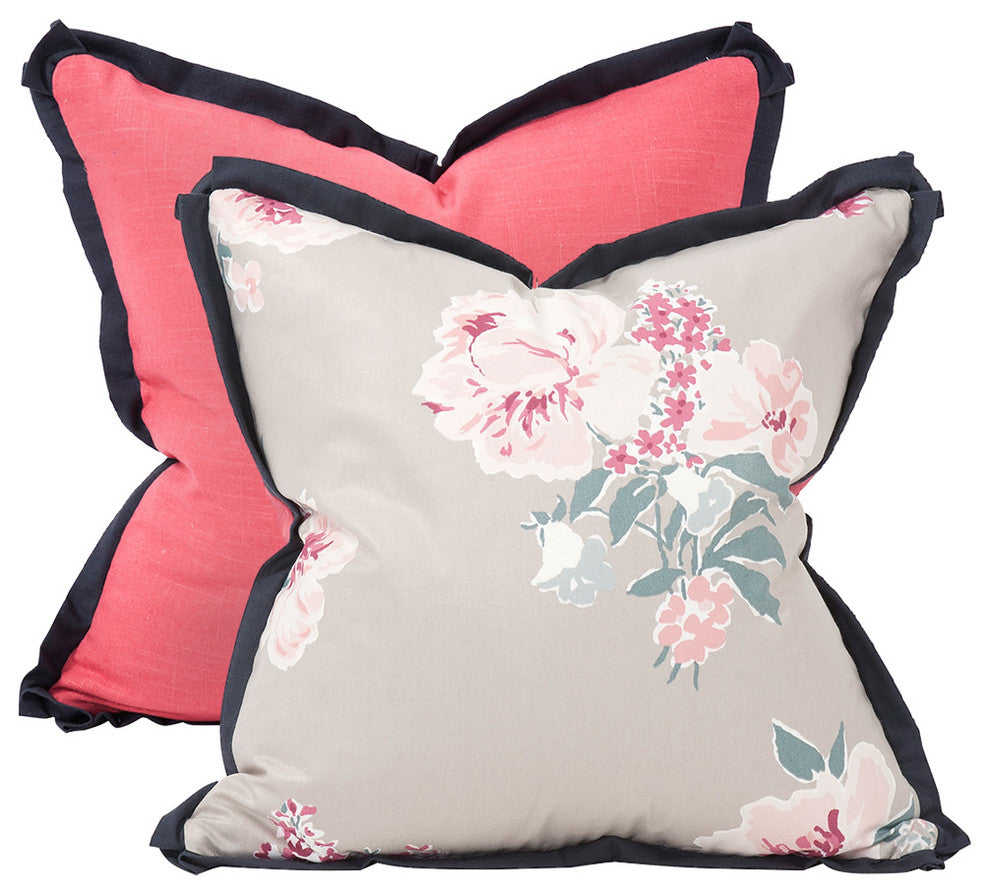 Howard Elliott Madcap Cottage Isleboro Eve Indigo 20" x 20" Pillow