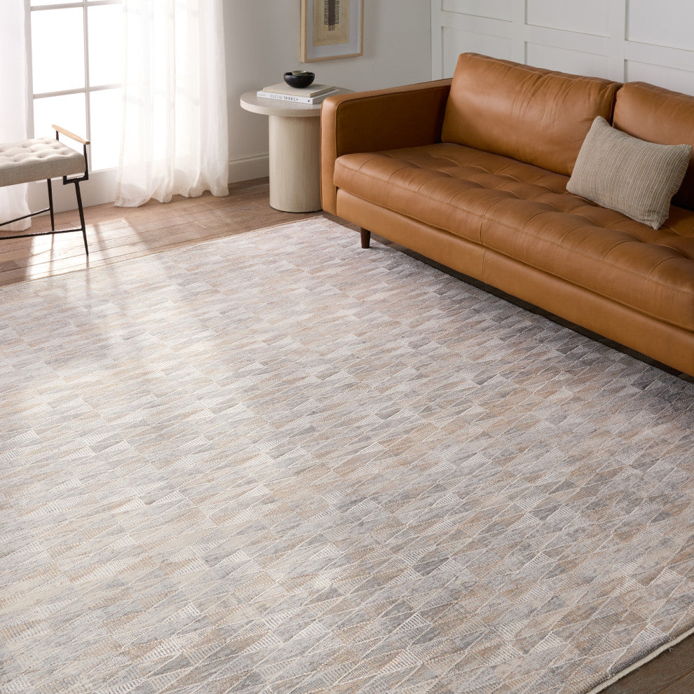 Jaipur Living Luray Trellis Tan/ Gray Runner Rug 3'X10'