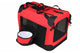 Folding Deluxe Vista View House Pet Crate, Red, X-Small