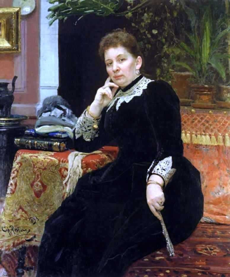 Ilia Efimovich Repin Portrait of O. S. Aleksandrova-Geins Wall Decal