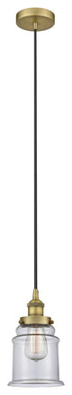 Innovations 616-1PH-BB-G182-LED 1-Light Mini Pendant, Brushed Brass