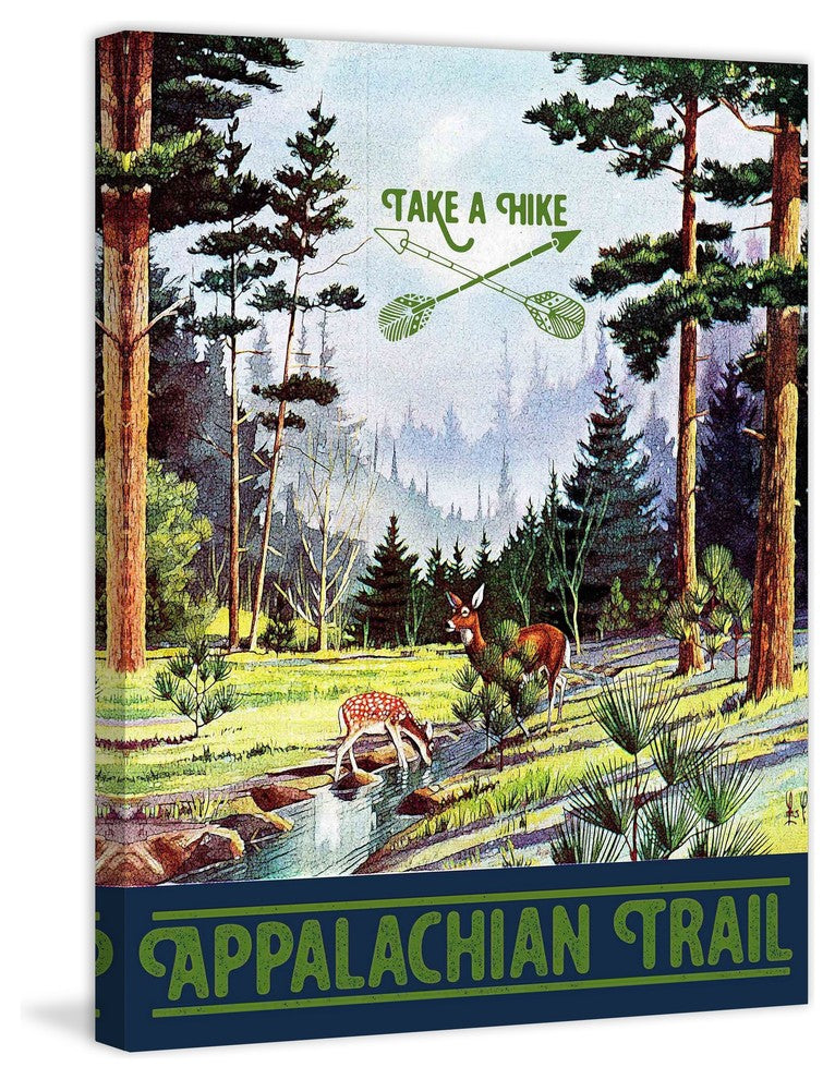 "Appalachian Trail" Painting Print on Wrapped Canvas