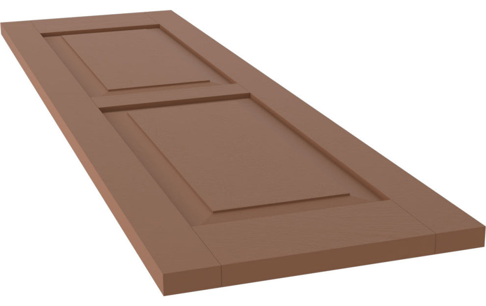 Two Equal Raised Panel Shutters (Per Pair)