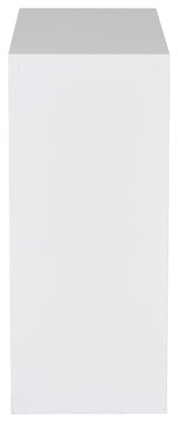 Metal Bookcase, White, Ships fully Assembled.