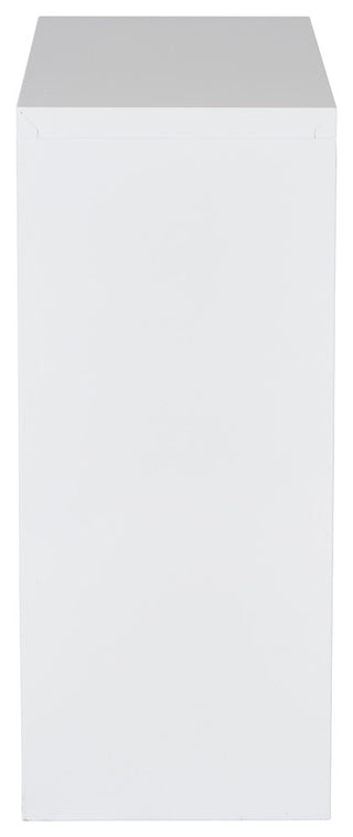 Metal Bookcase, White, Ships fully Assembled.