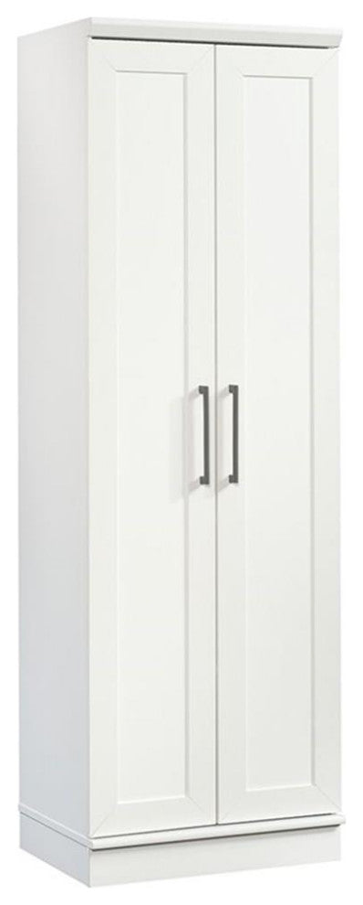 Sauder Homeplus Engineered Wood Storage Cabinet in White Finish