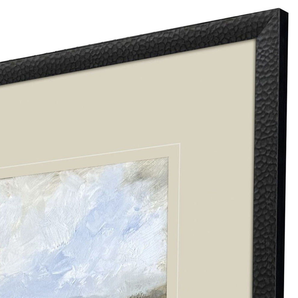 Smudged Coastline I Framed Art