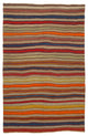 Rug N Carpet - Hand-knotted Turkish 5' 4'' x 8' 3'' Vintage Kilim Rug