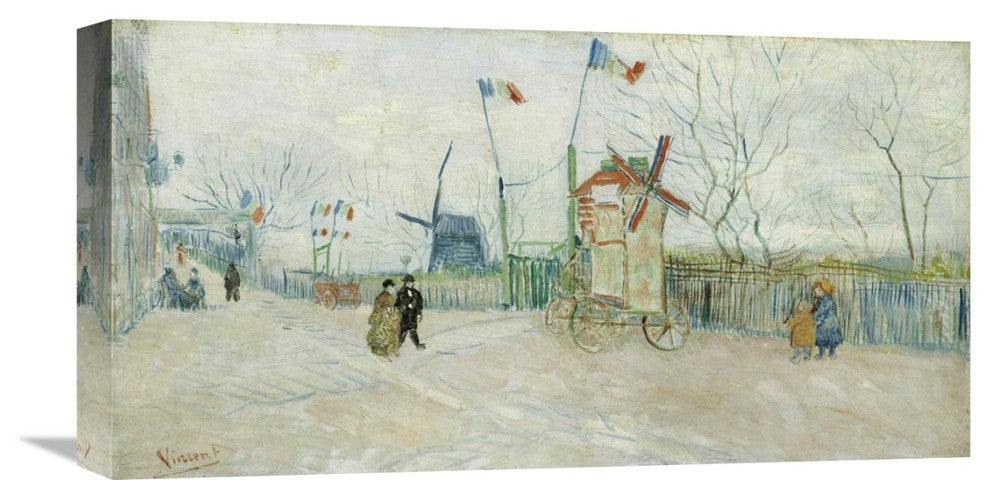 "Le Moulin A Poivre" Artwork, 22"x11"