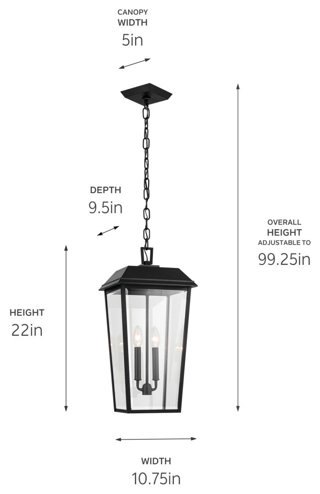 Outdoor Pendant 2-Light