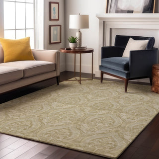 Premium Machine Washable Mayfield AMF572 Beige 10' x 14' Rug
