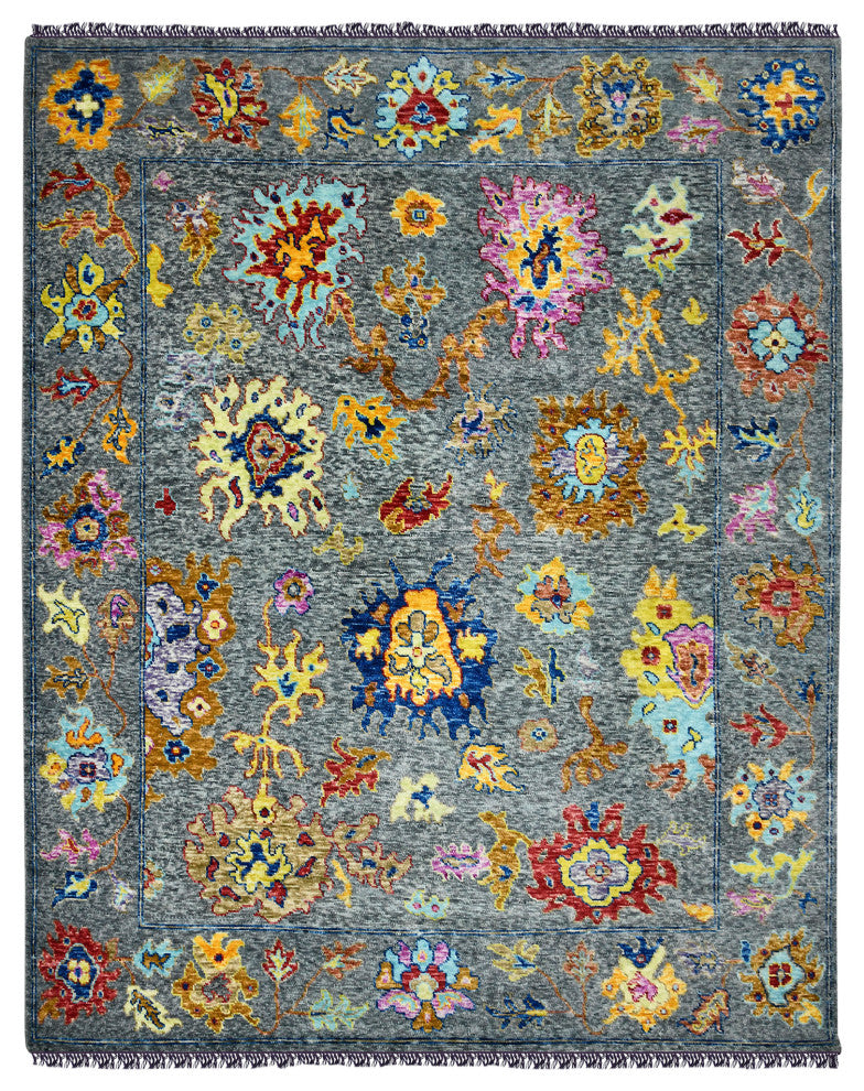 Blu Armijo Area Rug, Gray, 10' x 14', Oriental
