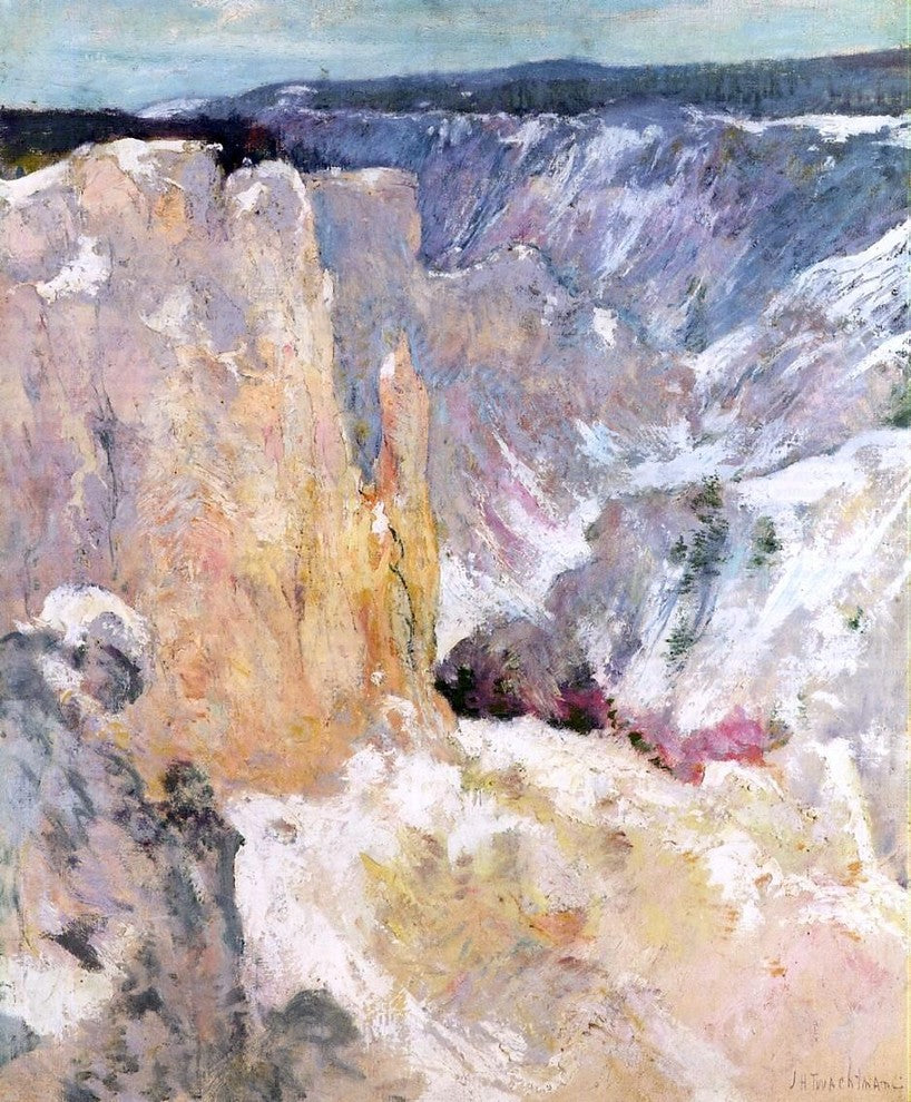 John Twachtman Canyon in the Yellowstone Wall Decal