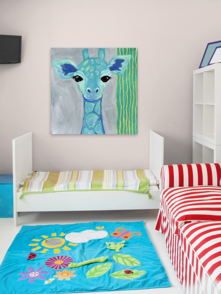 "Romeo" Painting Print on Wrapped Canvas, 48"x48"