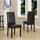 Acadian Parson Dining Chair (Set of 2) in Midnight Black