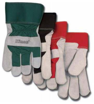 Kinco Men's Split Cowhide Leather Palm Gloves, X-Large
