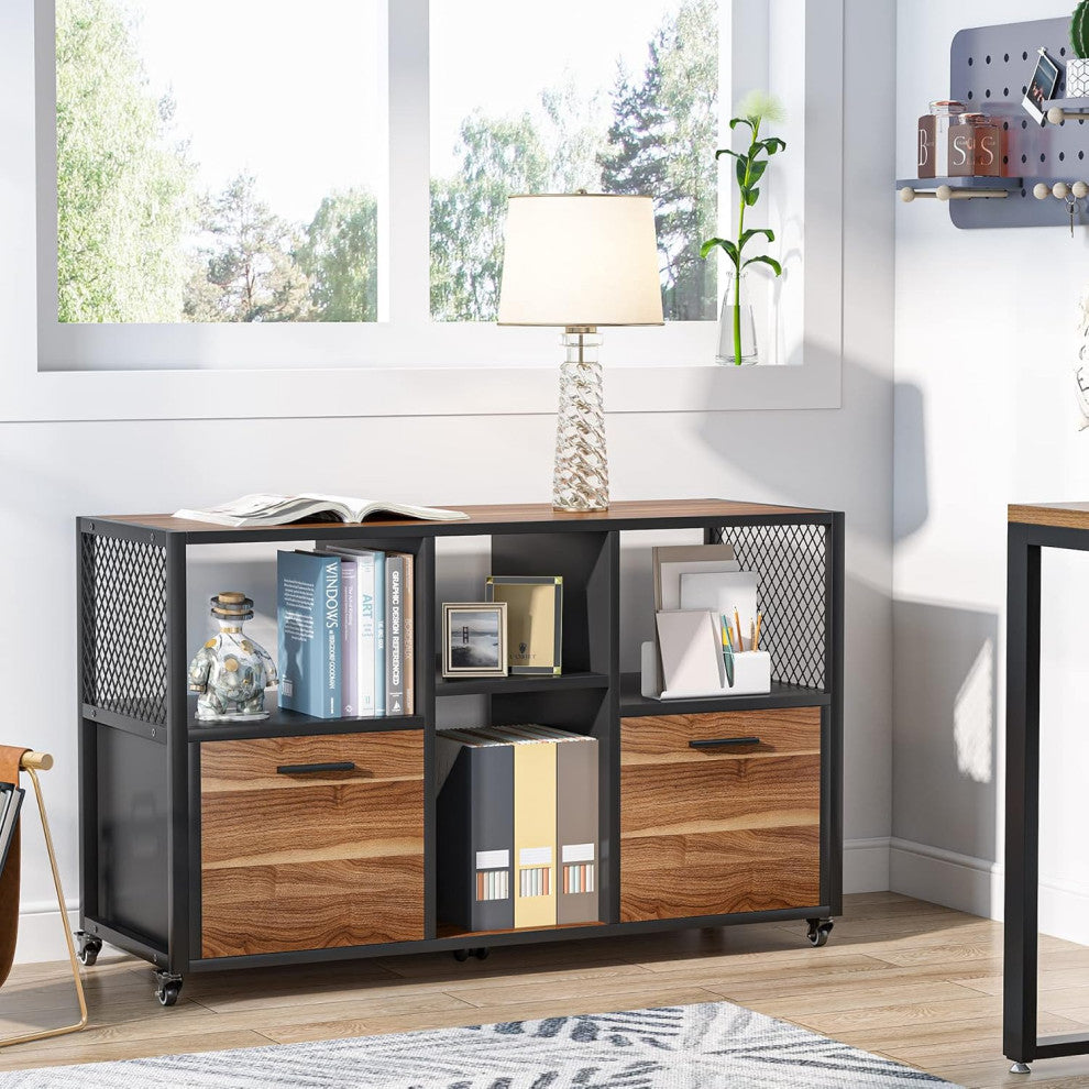 Tribesigns 2 Drawer Wood File Cabinets