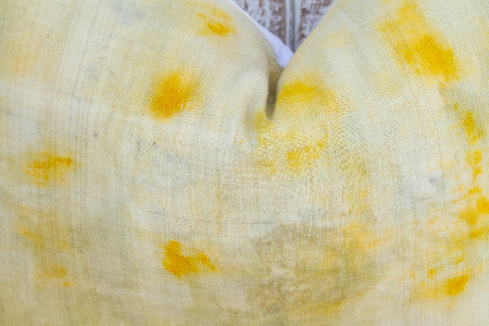 Naba Tie Dyed Organic Silk Lumbar Pillow