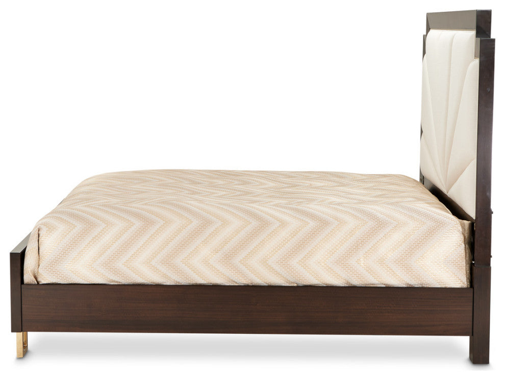 Belmont Place Cal. King Panel Bed Cream/Espresso