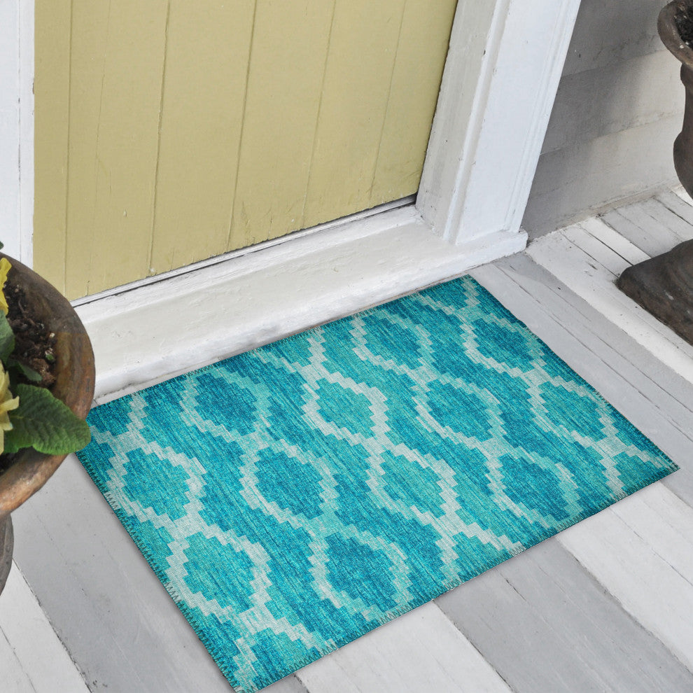 Indoor/Outdoor Sedona SN9 Poolside Machine Washable 1'8" x 2'6" Rug