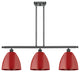 Innovations 516-3I-BK-MBD-9-RD-LED 3 Light Island Light, Matte Black