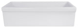 Nantucket Sinks 36" Reversible Decorative Apron Farmhouse Fireclay Sink
