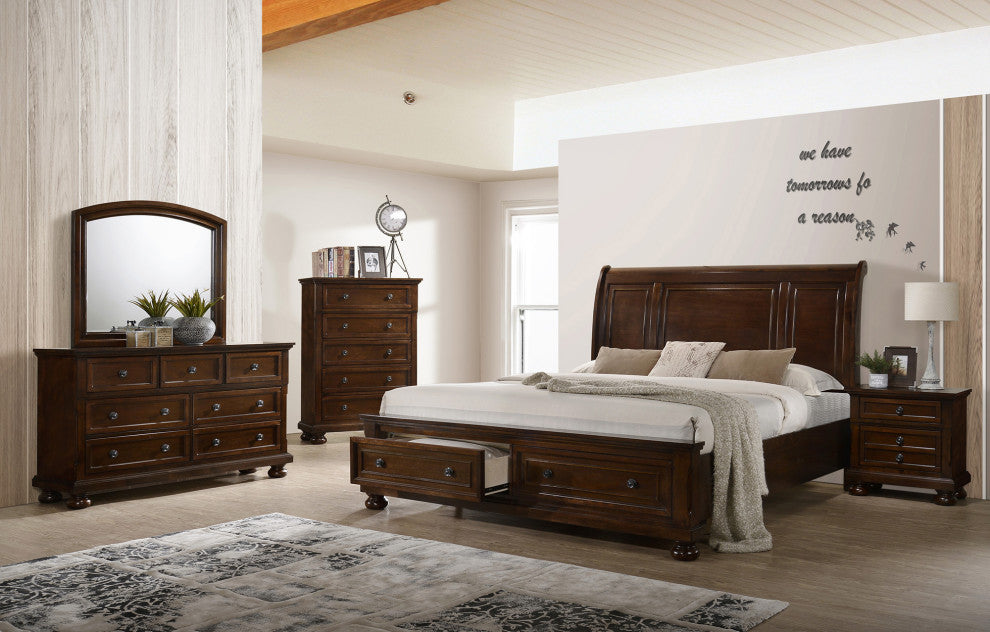Meade 7-Drawer Dresser, 35 in. X 60 in. X 18 in., Cherry