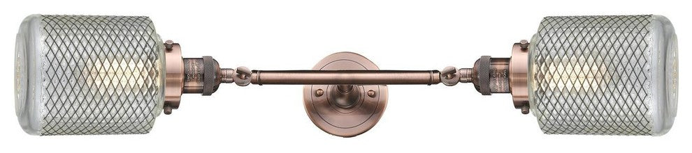 Innovations Lighting 208L-Ac-G262-Led 2 Light Adjustable Vanity Light