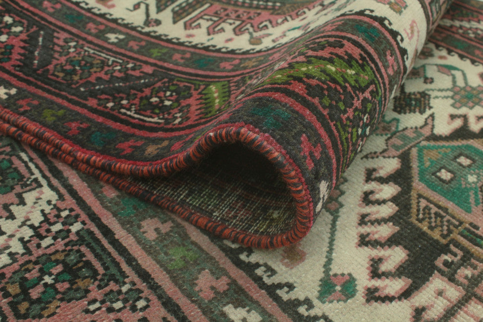 Fine Vintage Distressed Margaret Beige/Brown Runner, 2'9x13'1