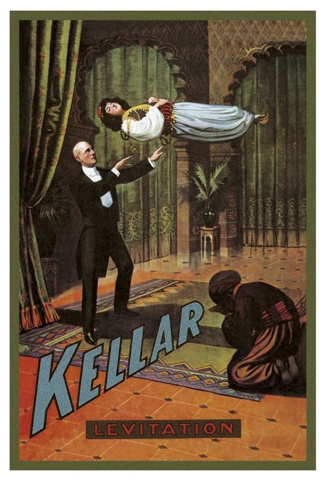 "Magicians: Kellar: Levitation" Digital Paper Print, 26"x38"