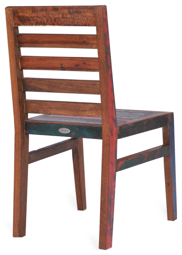 Marina Del Rey Dining Chair Made from Recycled Teak Wood Boats