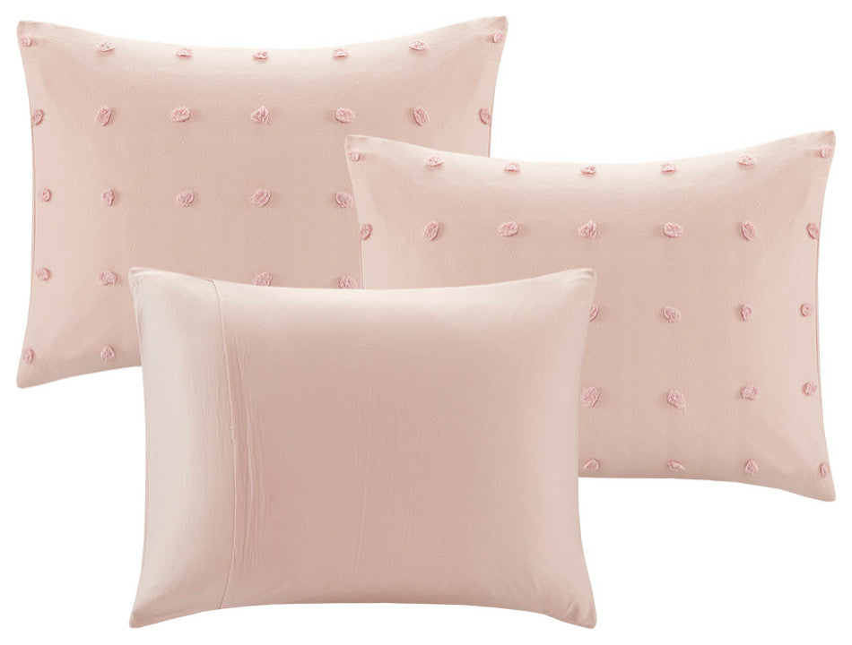 Urban Habitat Brooklyn Pom-Pom Cotton Daybed Coverlet Set, Pink