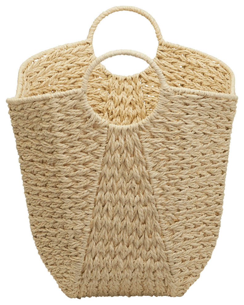 Paper Rope Basket With Handles