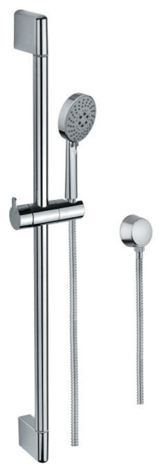 Sliding Rail, Hand Shower, and Water Connection, Chrome