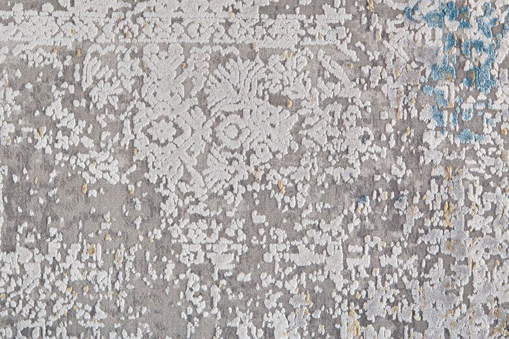 Weave & Wander Lindstra Ivory/Blue 11'6"x14'6" Rug