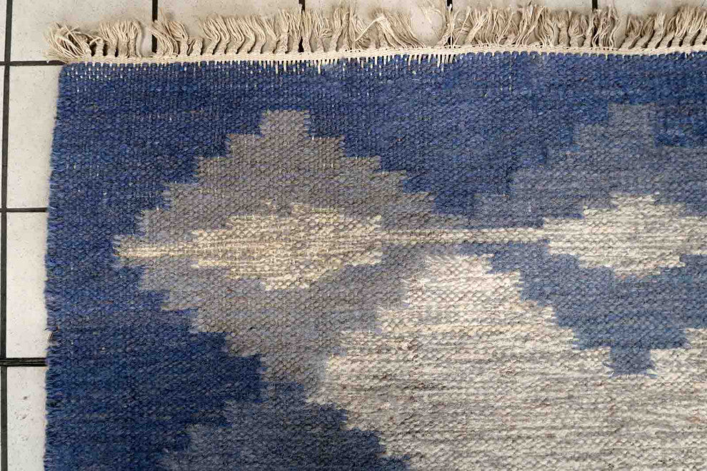 Handmade Vintage Persian Ardabil Kilim 4.7'x6.3', 145cmx193cm, 1970s