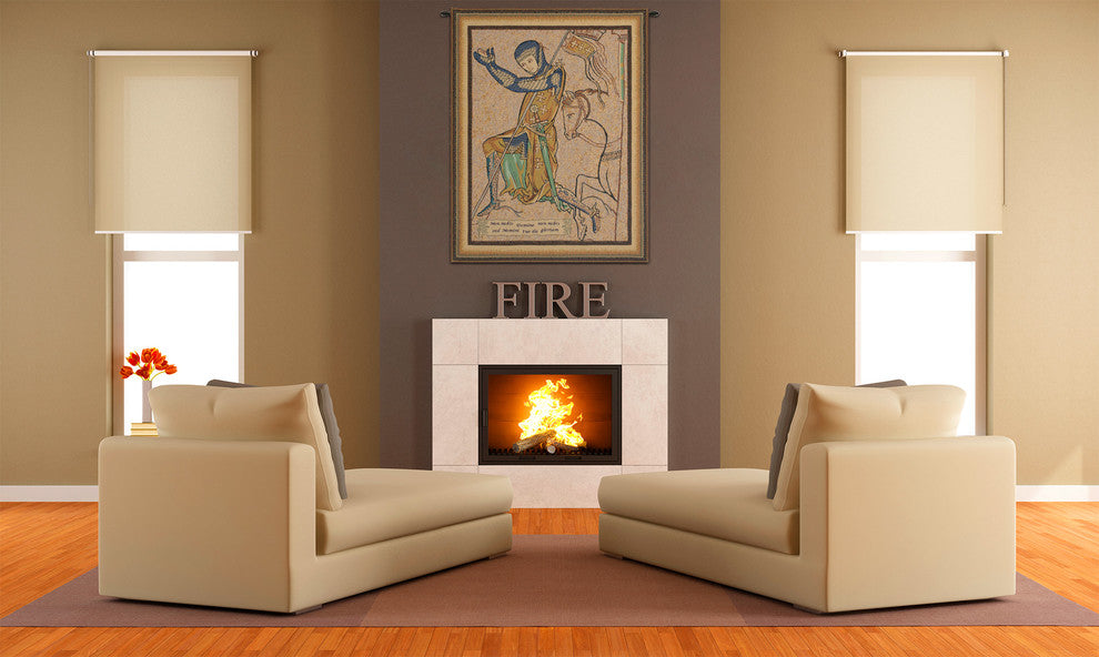 Croise Genoux, Wall Tapestry, 33"x27"