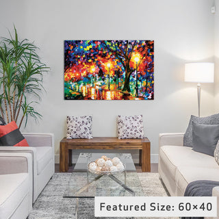 "Eternity Gallery" by Leonid Afremov, 26x18x1.5"