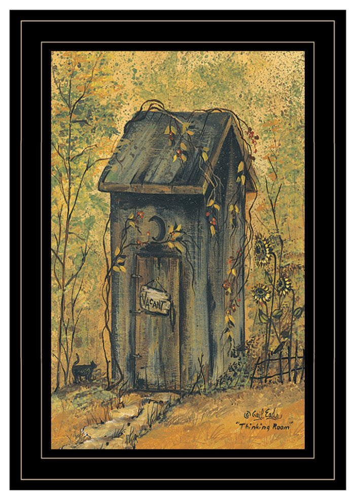 Thinking Room 3 Black Framed Print Wall Art