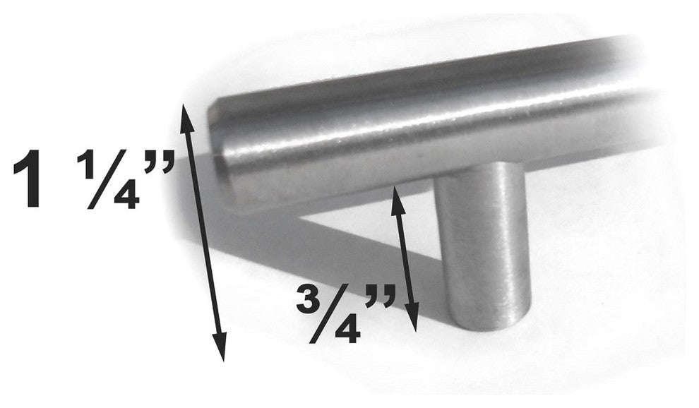 Celeste Bar Pull Cabinet Handle Brushed Nickel , Gold Champagne, 24"x30"