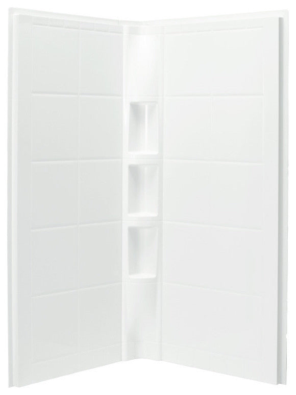 Sterling  Intrigue 39"x75" Corner Shower with Backers