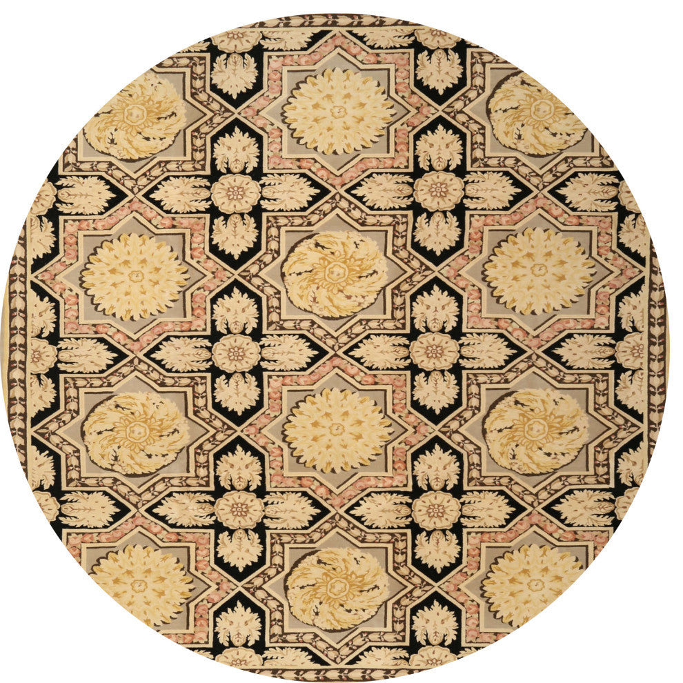 Ahgly Company Indoor Round Traditional Area Rugs, 3' Round