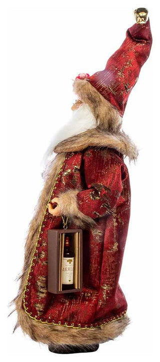Kurt Adler 17" Kringle Klaus Wine Santa