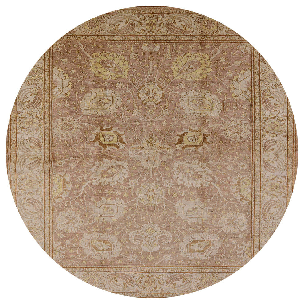 Ahgly Company Indoor Round Mid-Century Modern Area Rugs, 8' Round