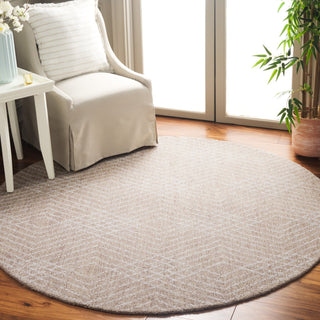 Safavieh Couture Abstract Collection ABT499 Area Rug, Beige/Ivory, 6' Round