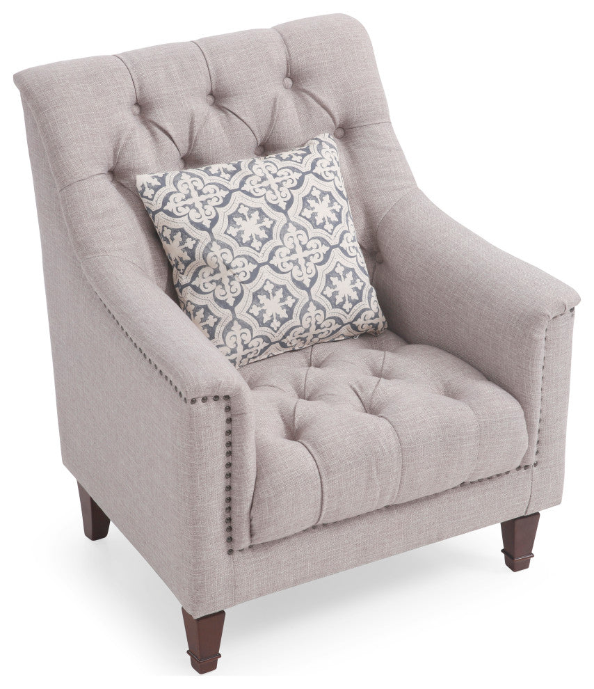 Charleston Chair, Light Gray