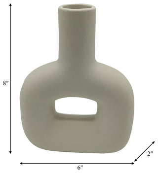 Dol, 8" Open Cut Vase, Cotton