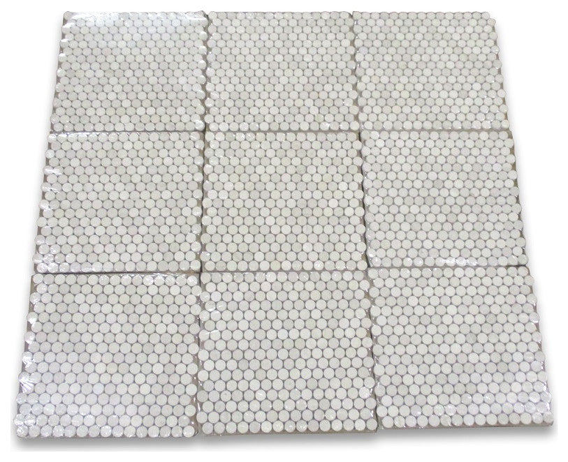 Golden Beach Moleanos Beige Limestone Quarter Round Mosaic Tile Honed, 1 sheet